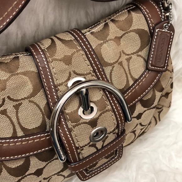 🆕 Coach Leather Trim Bag - Picture 3 of 8